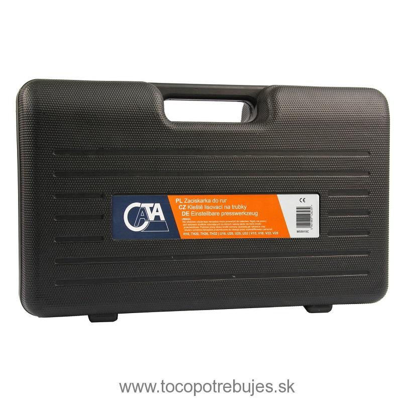 Hydraulické lisovacie kliešte na hliníkoplast PEX čeľuste U, V, TH - CATA M55915C