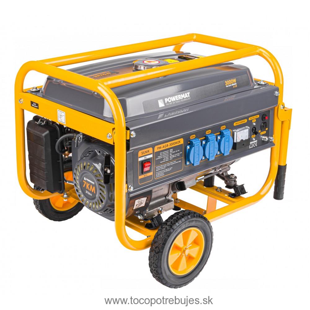 Elektrocentrála PM-AGR-3000M2K s AVR - POWERMAT