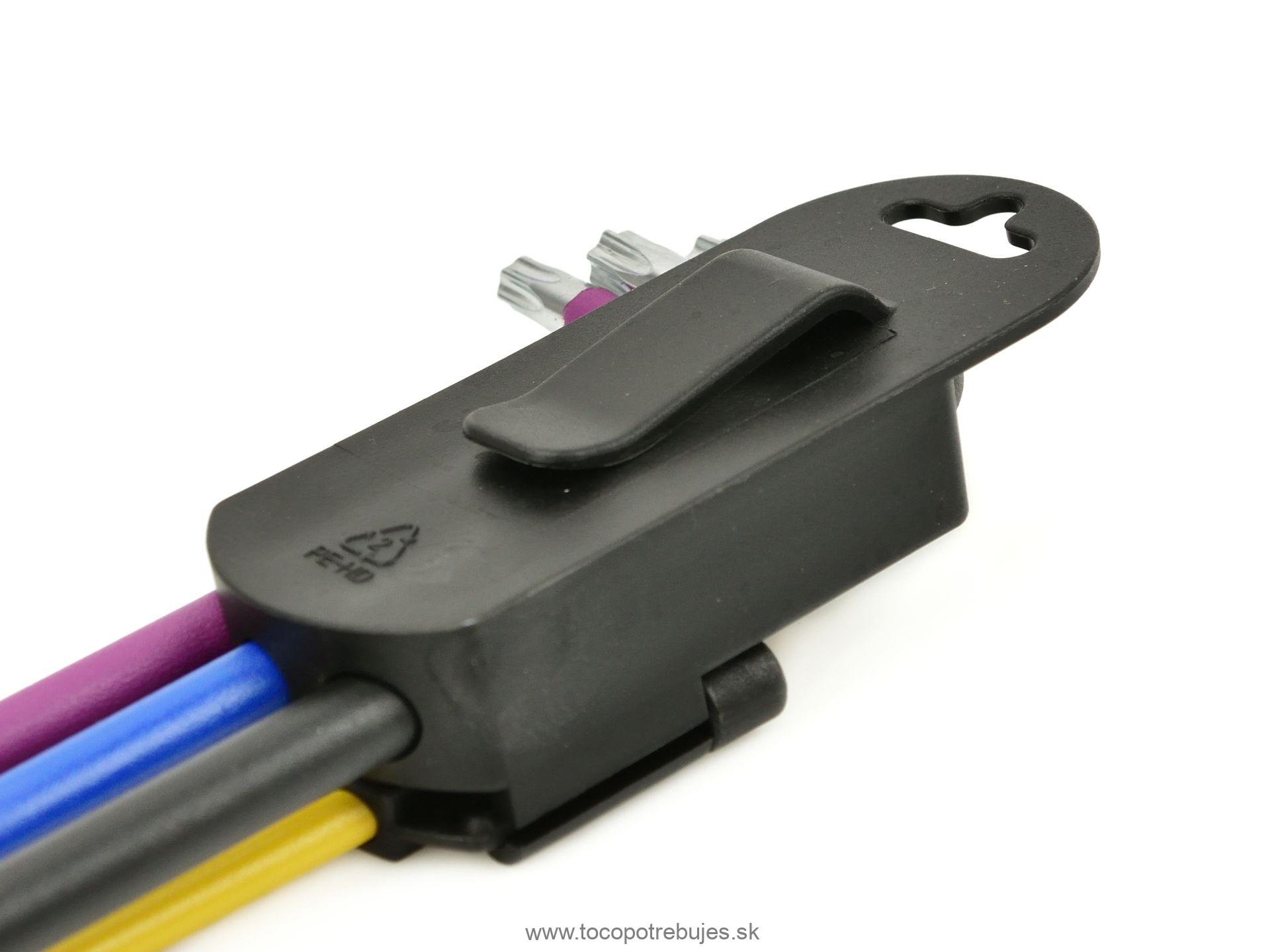 Kľúče Torx dlhé, farebné T10-T50 9 dielov S2 - Tvardy T00123