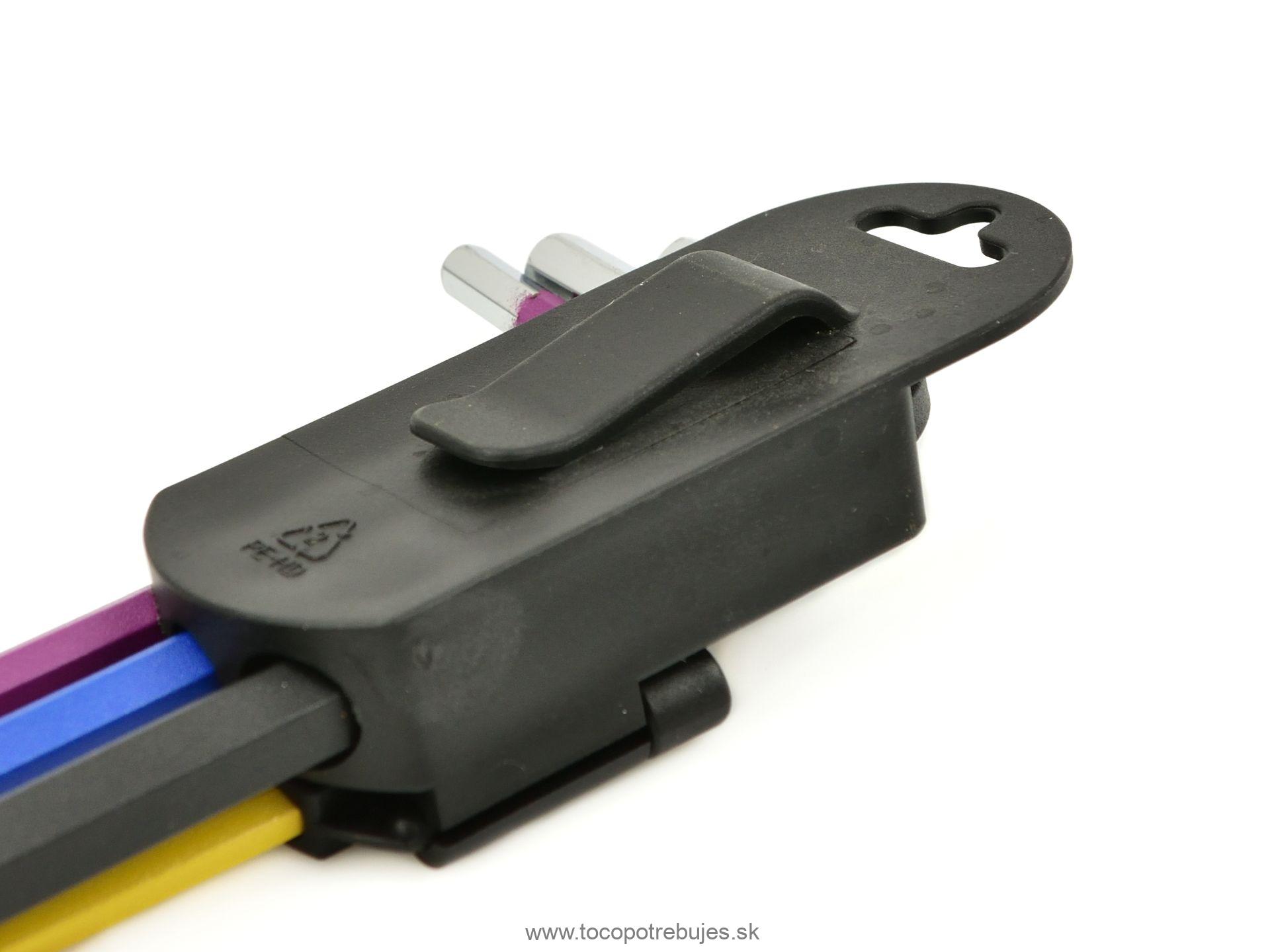 Imbusové kľúče 1,5-10mm, 9ks - Tvardy T00120