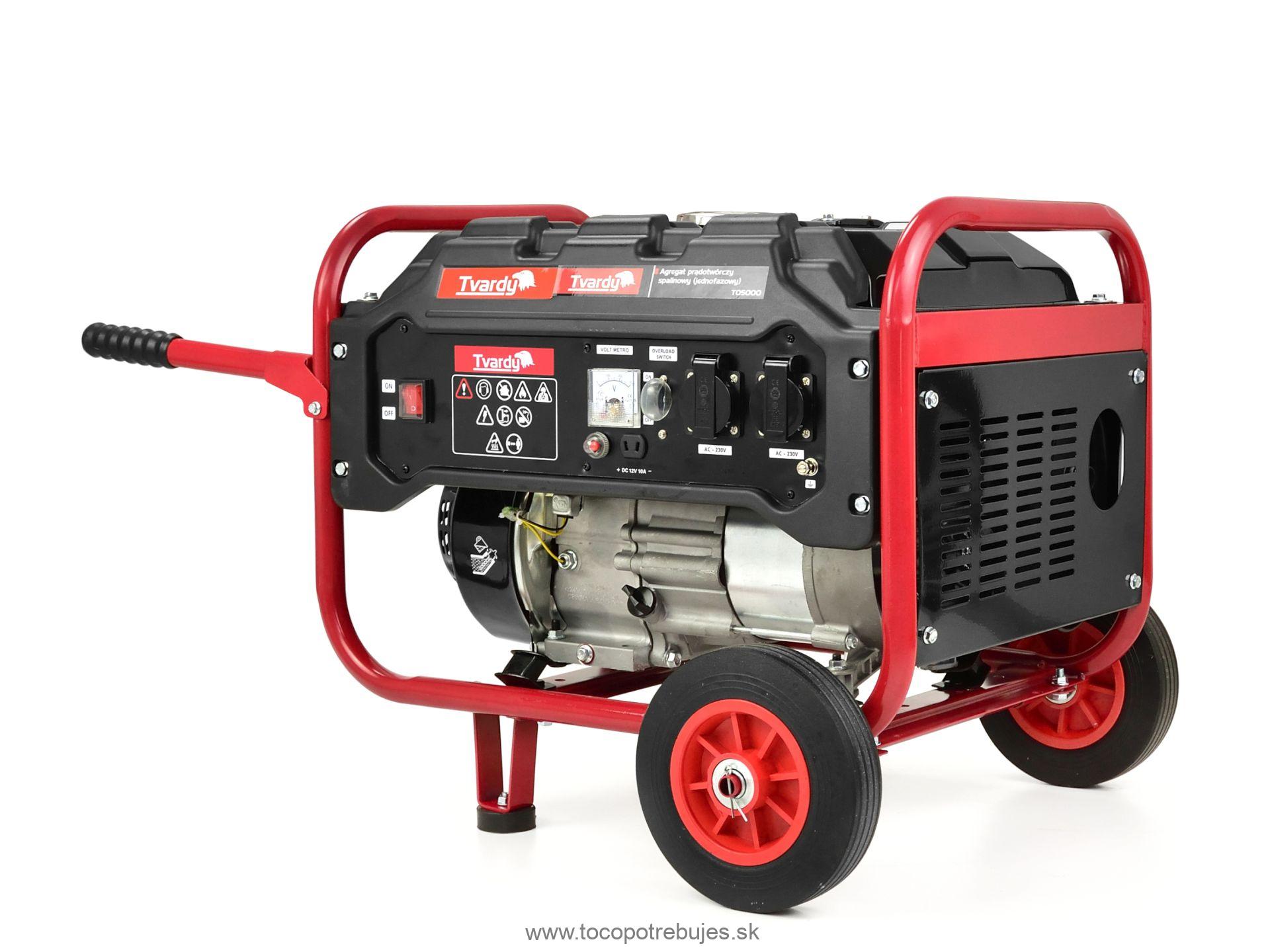 Elektrocentrála 5HP 2,2KW - Tvardy T05000