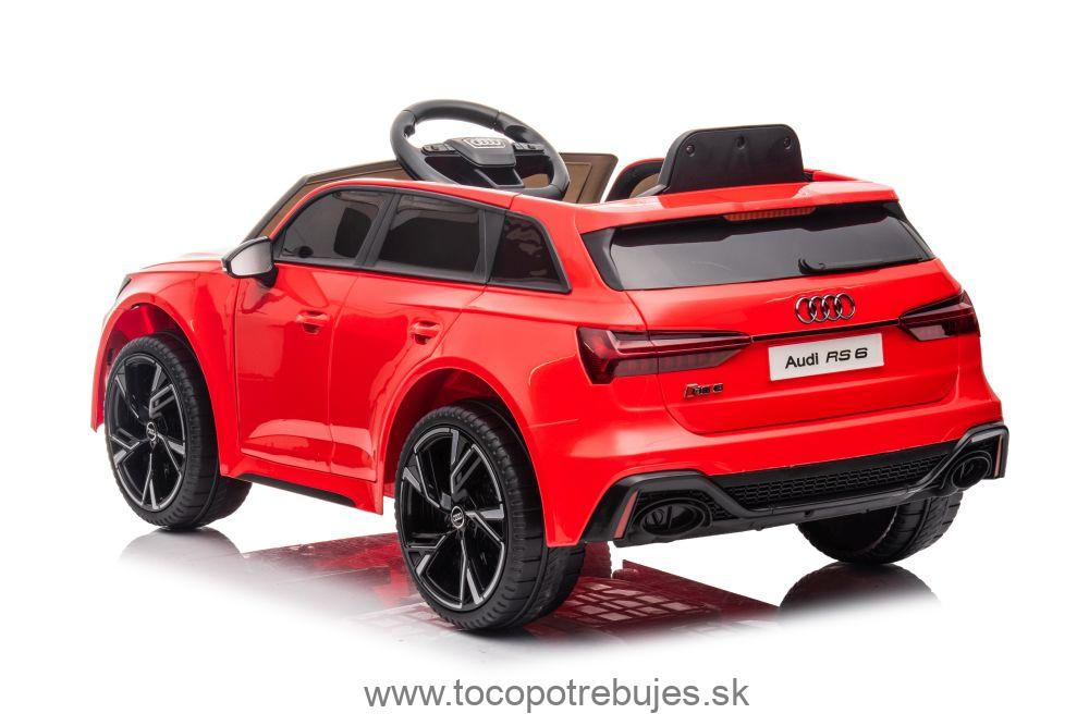 LeanToys Elektrické autíčko Audi RS6, červená