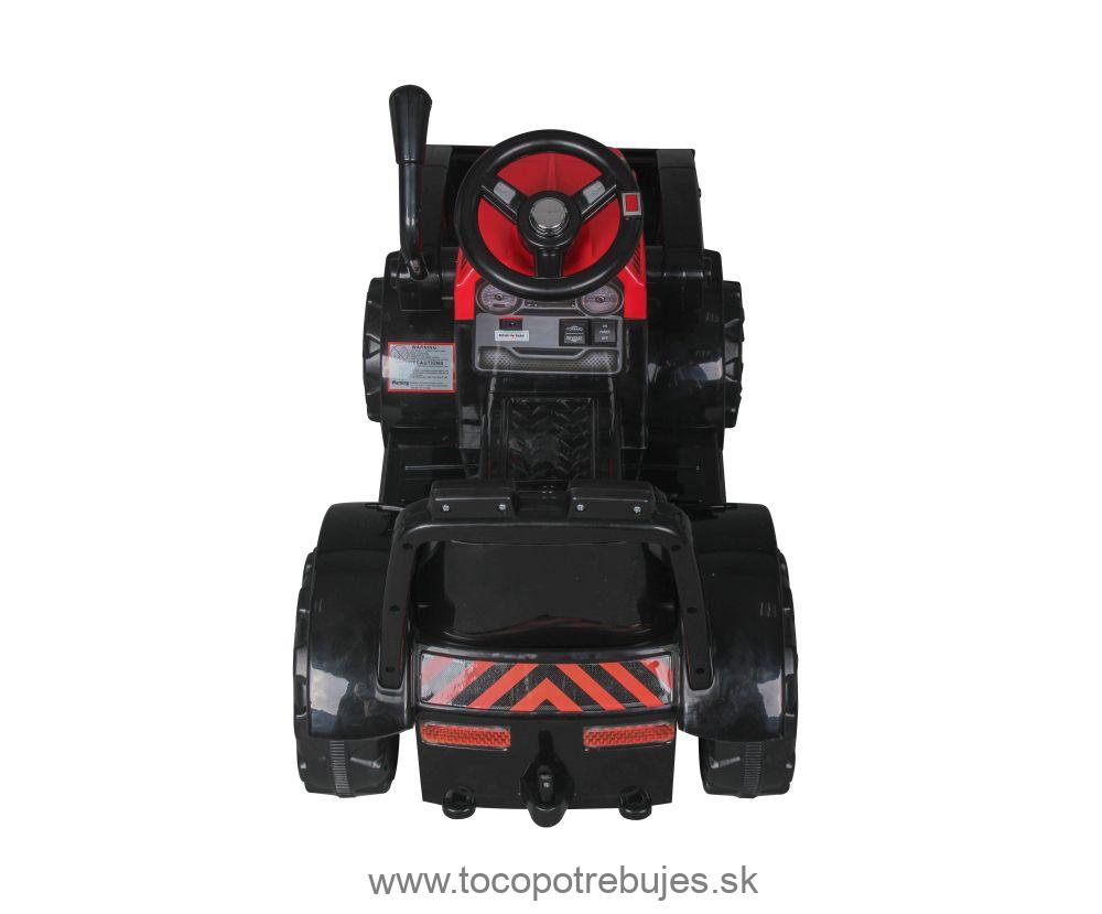 LeanToys Detský elektrický traktor ZP1001B s radlicou, červená