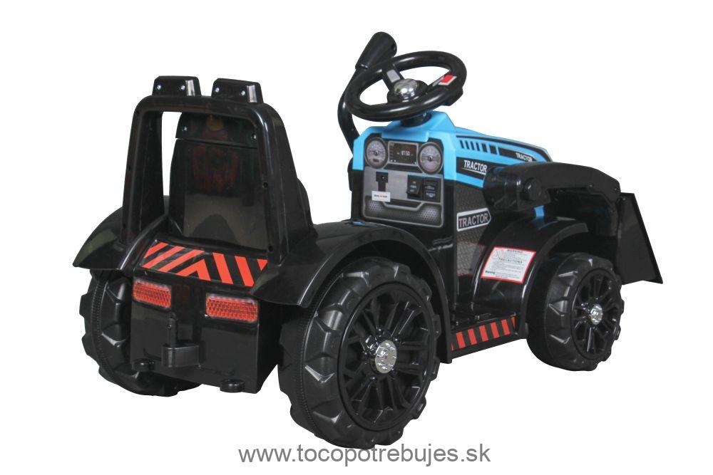 LeanToys Detský elektrický traktor ZP1001B s radlicou, modrá