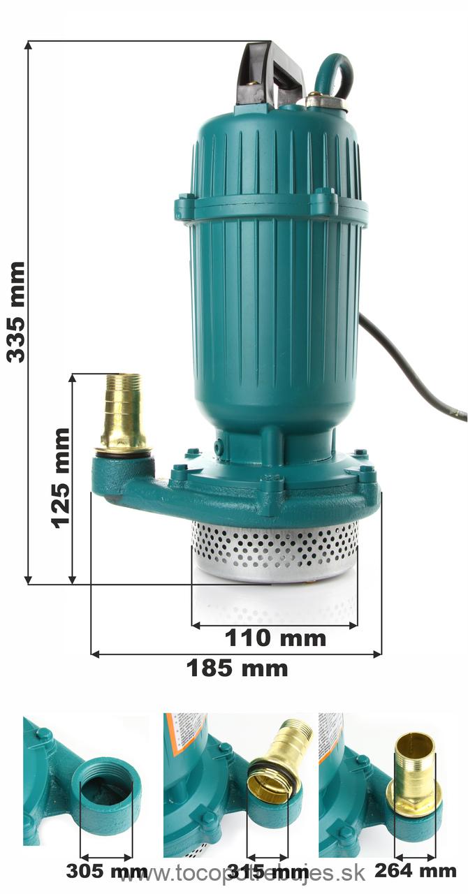 Ponorné čerpadlo QDX1.5-16-0.37 - MAR-POL M279910