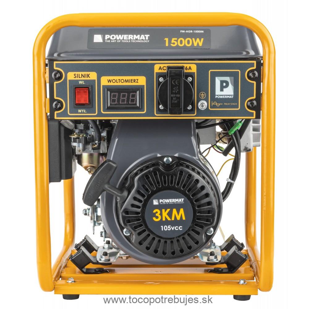 Elektrocentrála PM-AGR-1500IM s AVR - POWERMAT