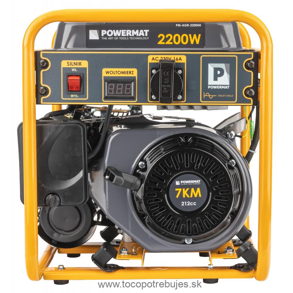 Elektrocentrála PM-AGR-2200IM s AVR - POWERMAT