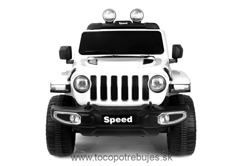 LeanToys Elektrické autíčko Jeep FT-938, biela