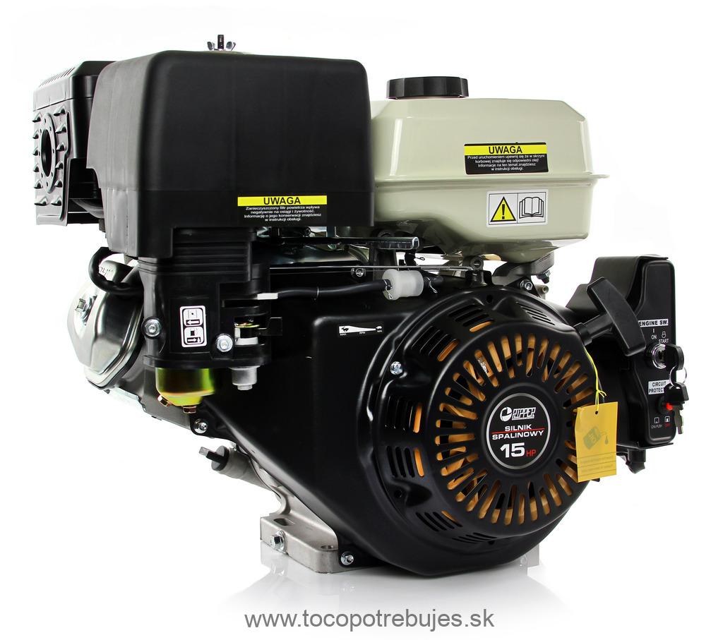 Benzínový motor 15 HP 25 mm - MAR-POL M79898