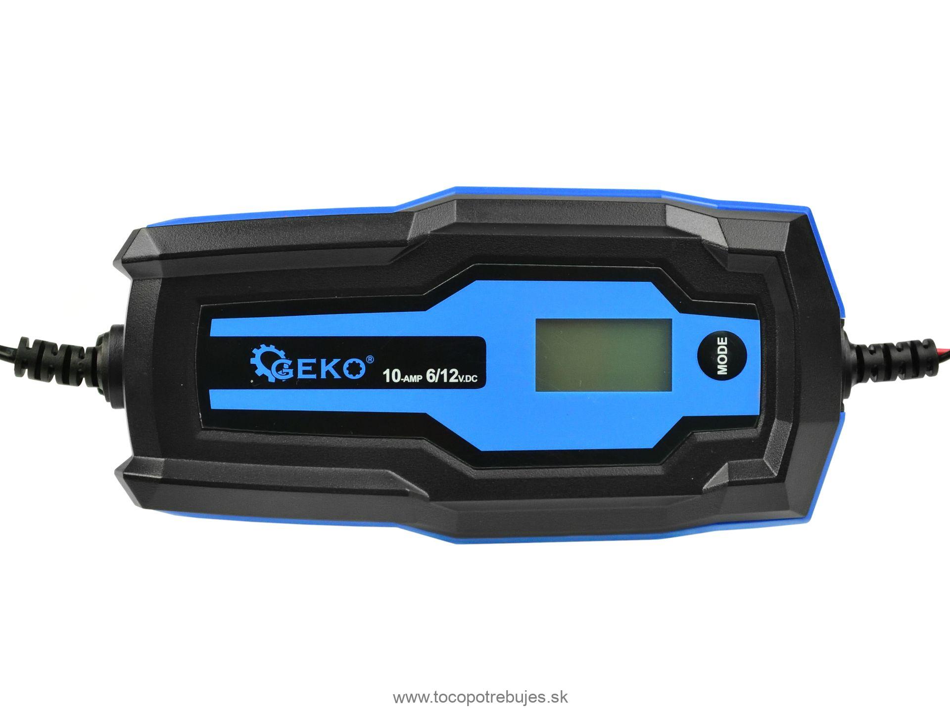 Automatická nabíjačka 6/12V 10A 4Ah-200Ah - GEKO G80061