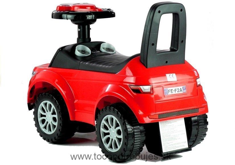 LeanToys Detské odrážadlo 613W červená + biele svetlá L2889 