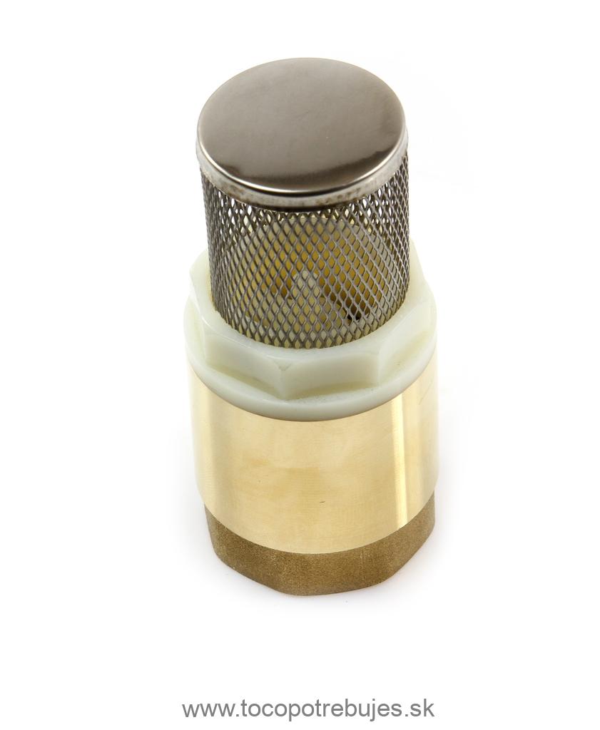 Spätný ventil - sací kôš mosadzný 1" MAR-POL M79923 