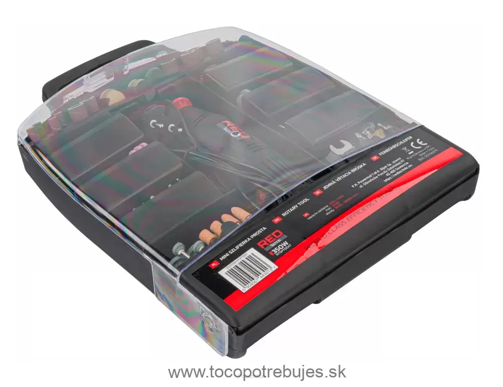 Mini brúska s príslušenstvom 300diel RTSPT0047 - RED TECHNIC