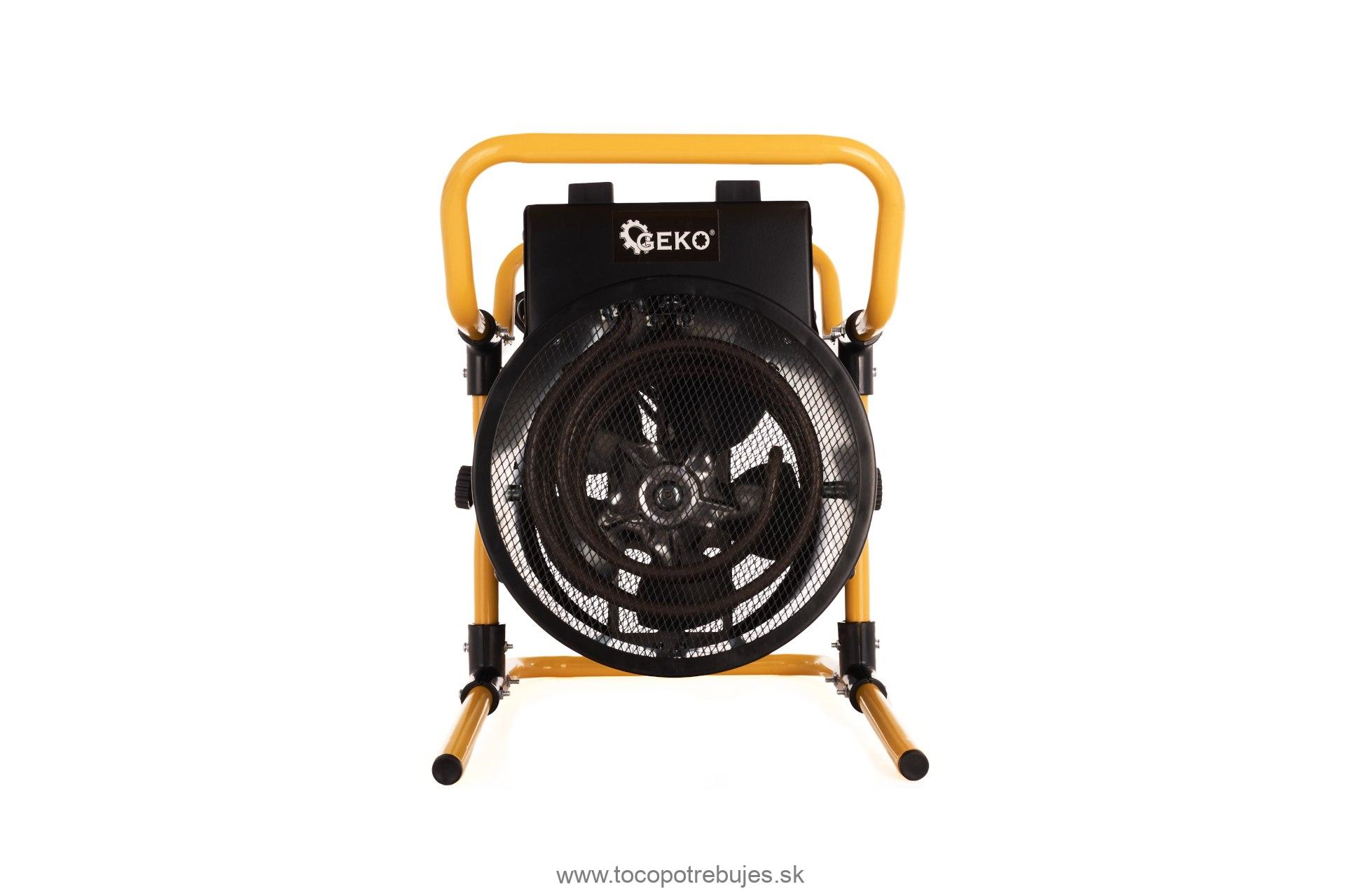 Elektrický priemyselný priamotop 2kW/230V - GEKO G80409