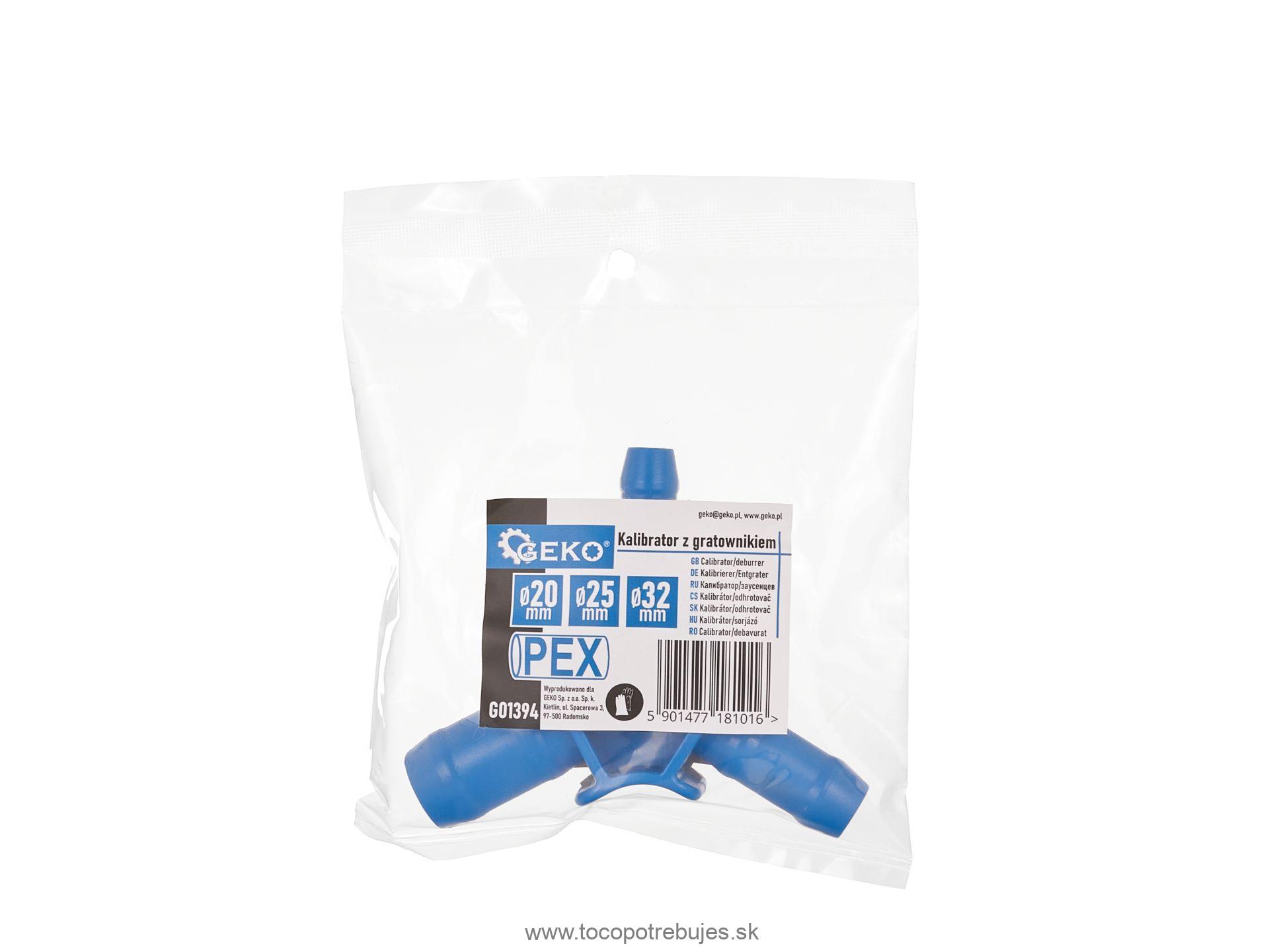 GEKO G01394 Kalibrátor na plastové rúrky PEX 20,25,32 mm