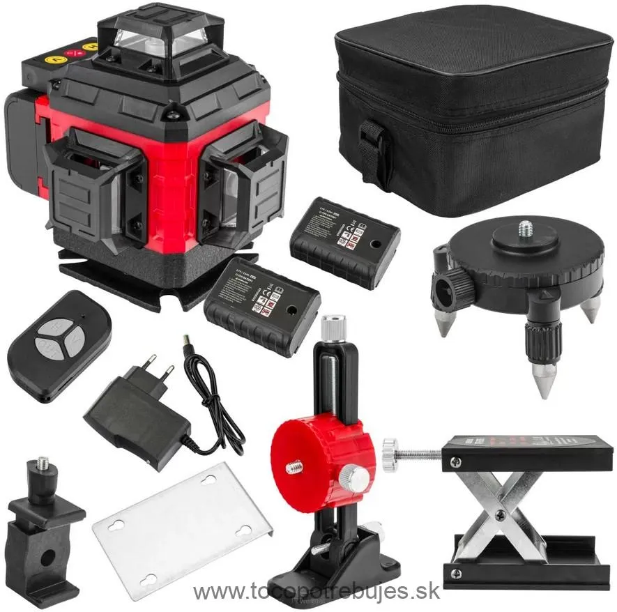 LASEROVÝ KRÍŽOVÝ LASER 4D 360 ZELENÝ RTPLK0036