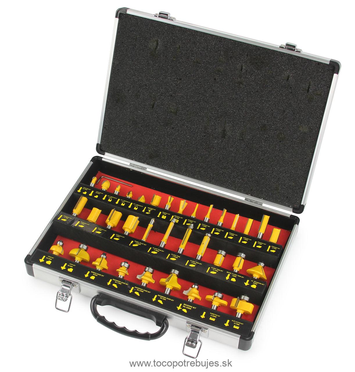 Sada stopkových fréz do dreva 35ks - Ripper M22550R