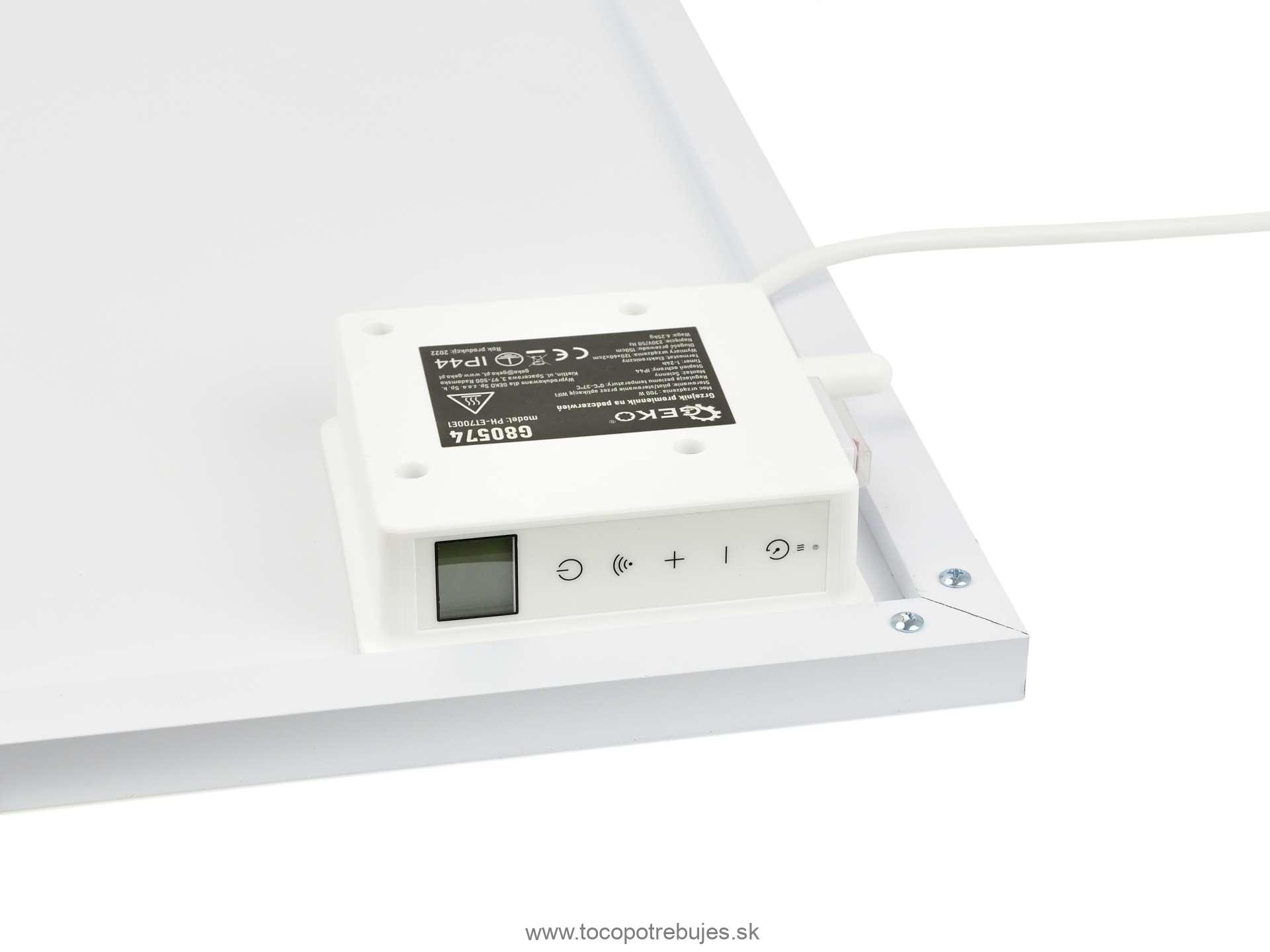 Infračervený ohrievač s diaľkovým ovládaním a WiFi 960W - GEKO