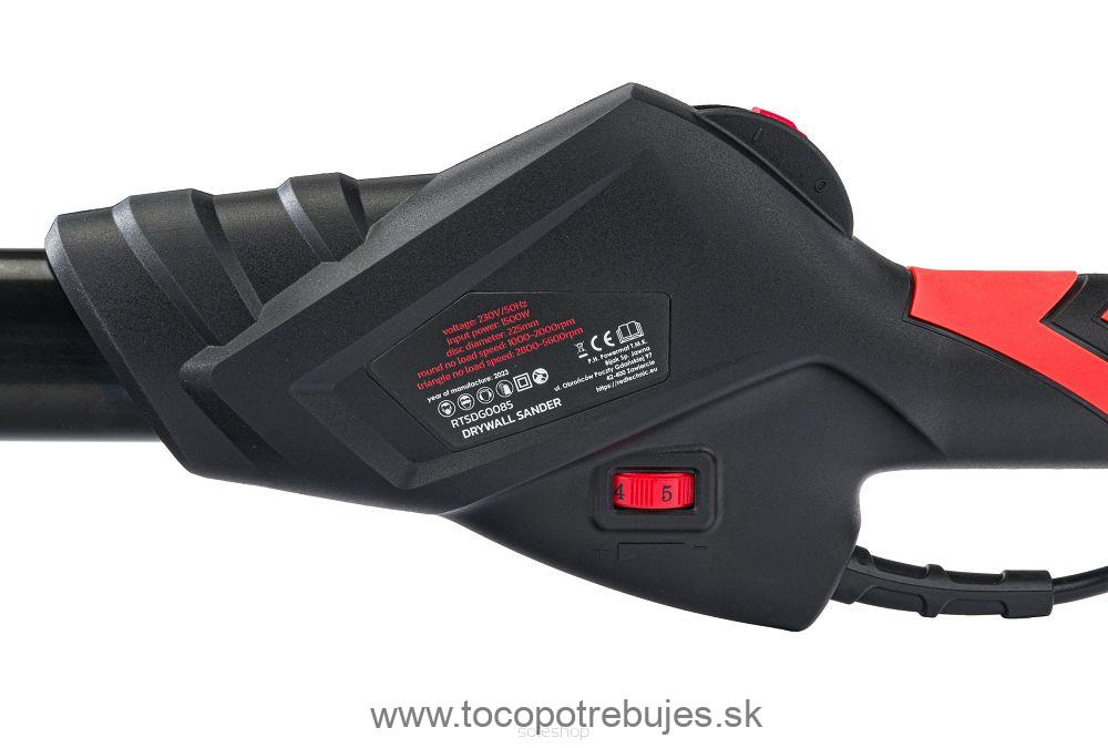 Brúska na omietku, 2 hlavice, 1500 W - RED TECHNIC RTSDG0085