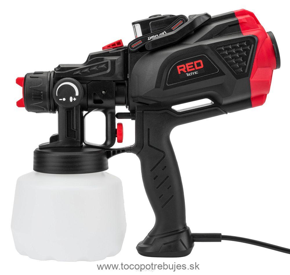 Striekacia pištoľ s LED osvetlením RTPDM0020, 650W - RED TECHNIC RTPDM0020
