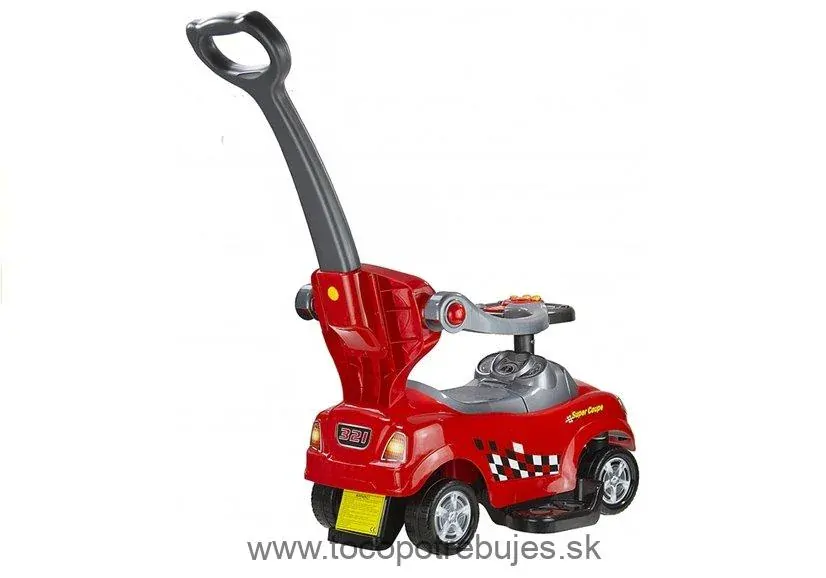 LeanToys Odrážadlo autíčko Pusher Coupe, červená