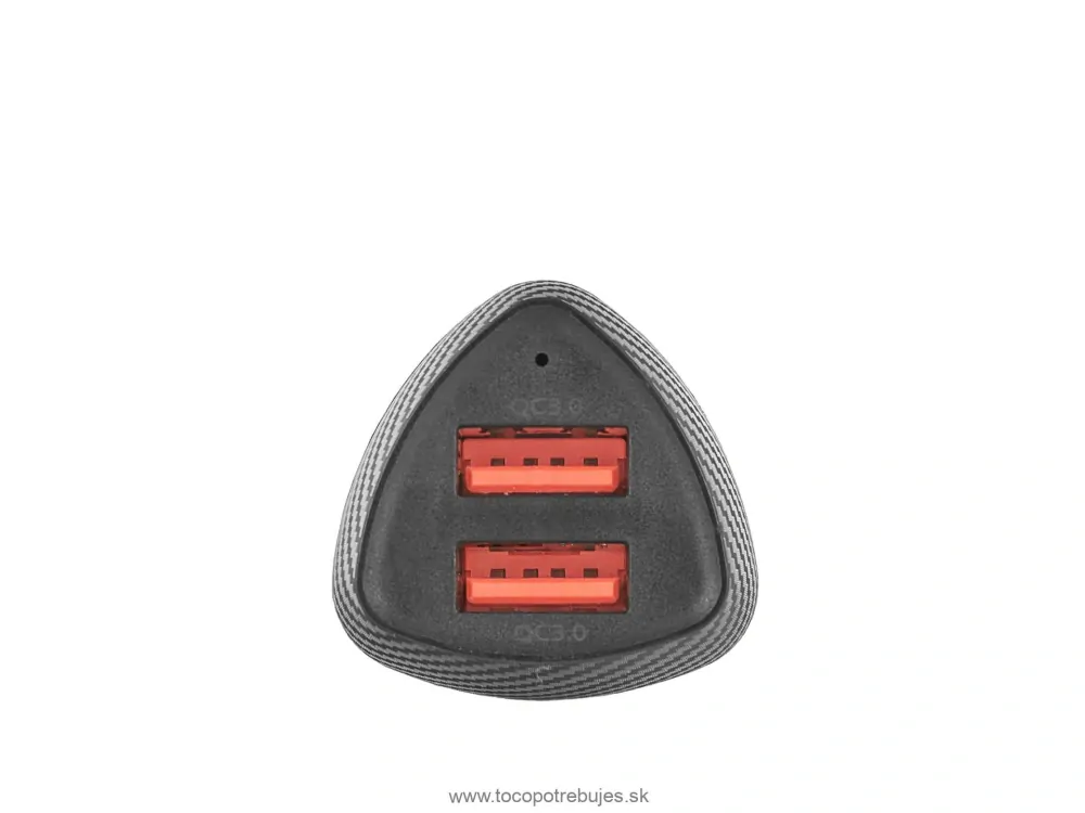 Nabíjačka do auta s funkciou rýchleho nabíjania 2xUSB QC3 - Keltin K02221
