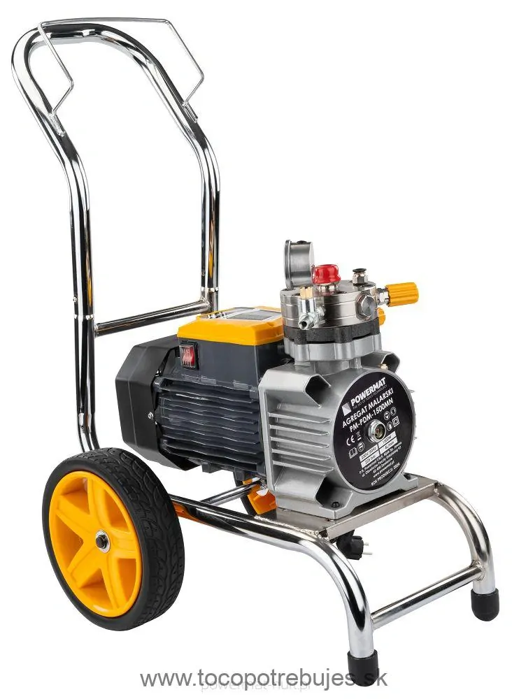 Hydrodynamický maliarsky agregát 1500W - POWERMAT PM-PDM-1500MN