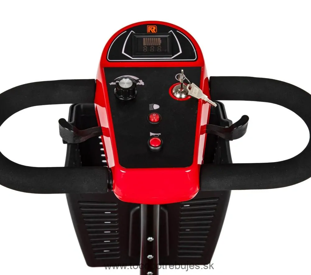 Elektrický vozík pre seniorov ZT-65 250W, strieborná