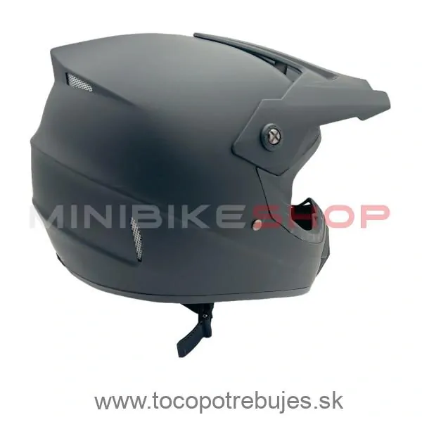 Dětská cross helma Future Black Matt