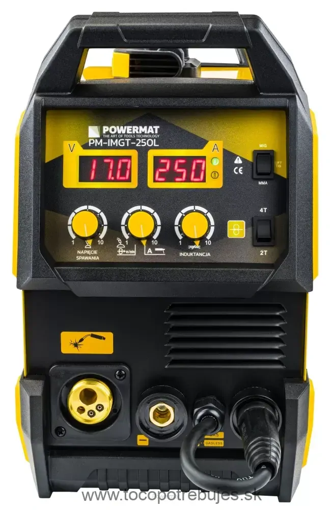 Invertorová zváračka PM-IMGT-250L - POWERMAT
