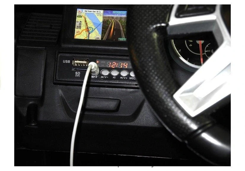 LeanToys l2517 EXTRA veľké elektrické autíčko Mercedes G65 AMG, 2x45W motor, čierna