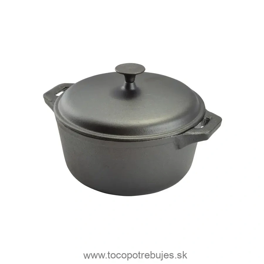Liatinový hrniec s pokrievkou, 34 cm, 9L - Perfect Home 15533