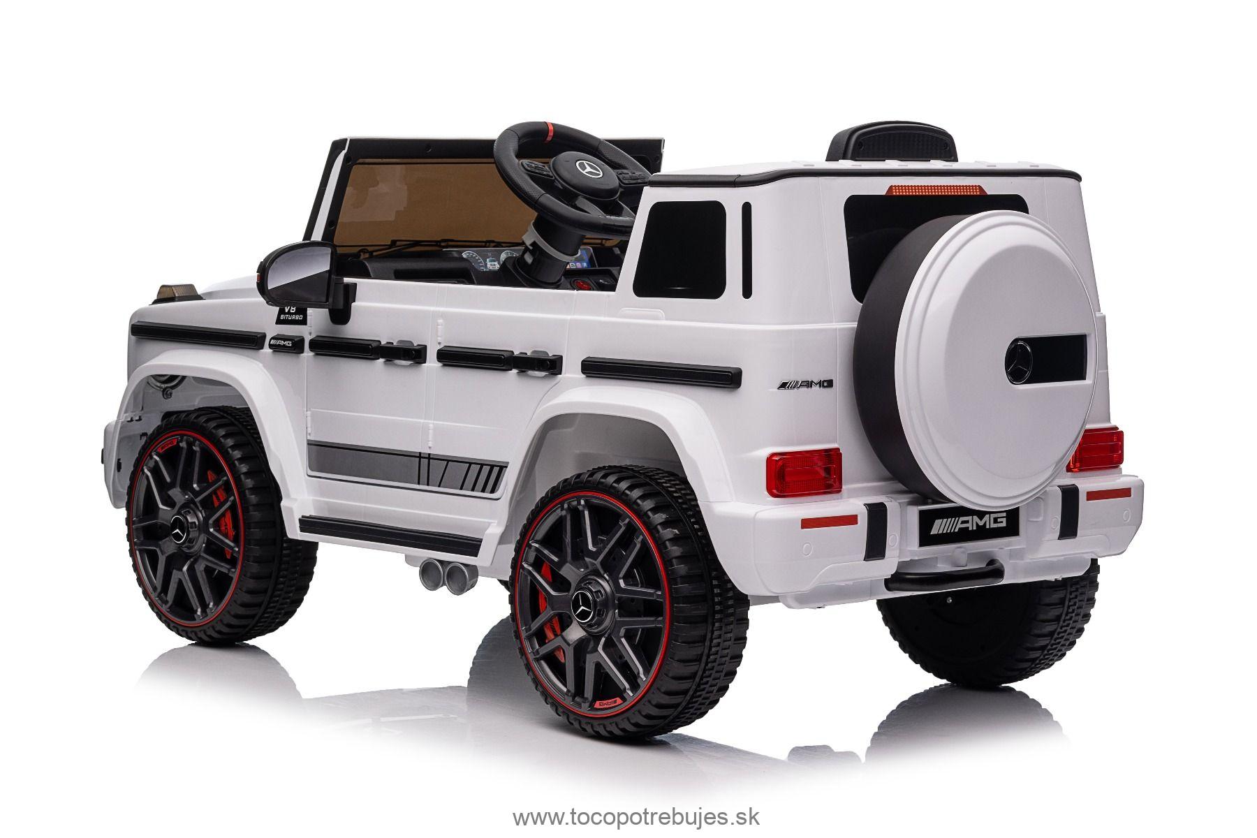 Elektrické autíčko Mercedes G, biela