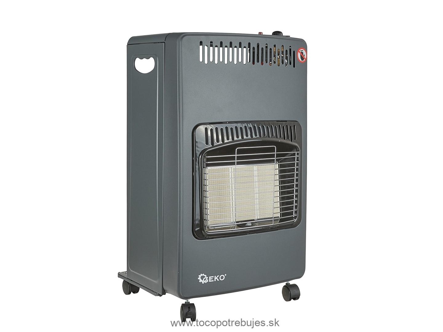 Plynový ohrievač s redukciou a hadicou 4,2kW - GEKO G80436