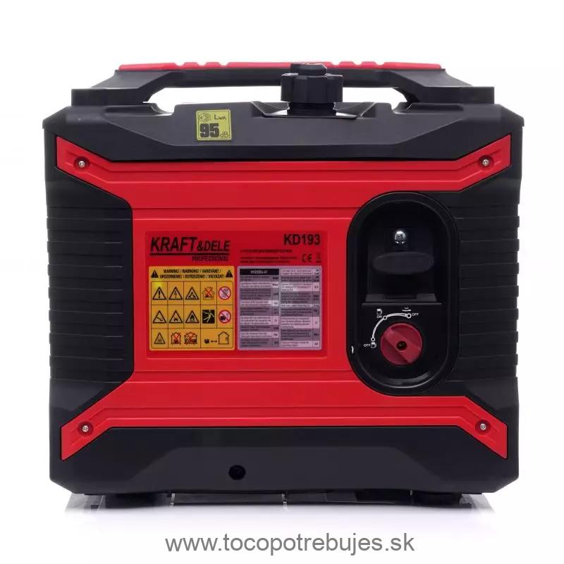 Invertorová elektrocentrála 2500W 230V - Kraft&Dele KD193