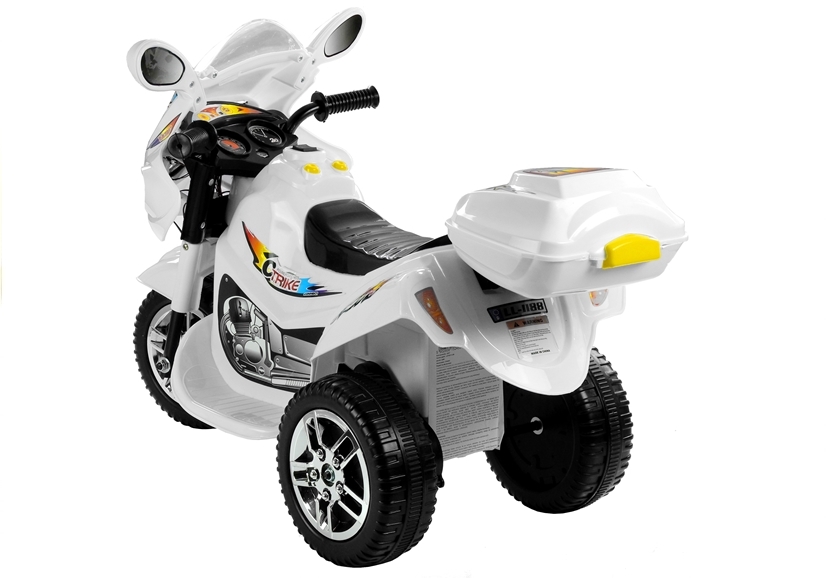 LeanToys Elektrická motorka BJX-88 - biela