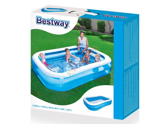 Bestway 54006 nafukovací bazén 262x175x51 cm