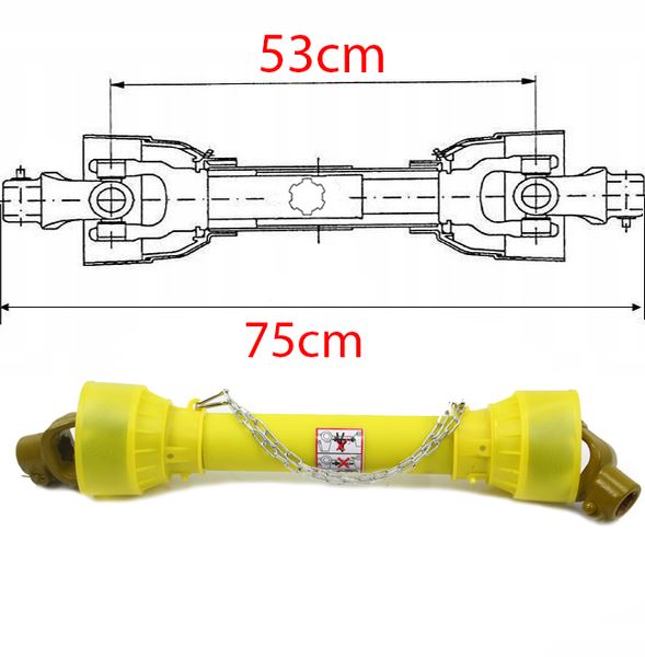 Kĺbový hriadeľ 75cm - MAR-POL M85205