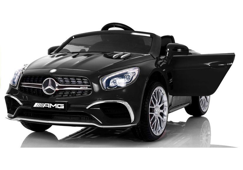 LeanToys Elektrické autíčko L7287  Mercedes SL65, čierne lakované