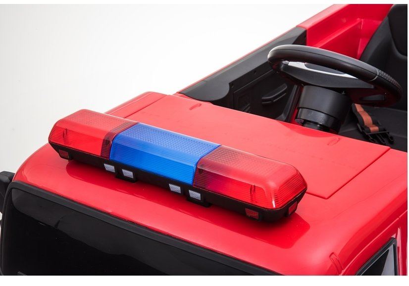 LeanToys elektrické autíčko L4095, červené hasické auto
