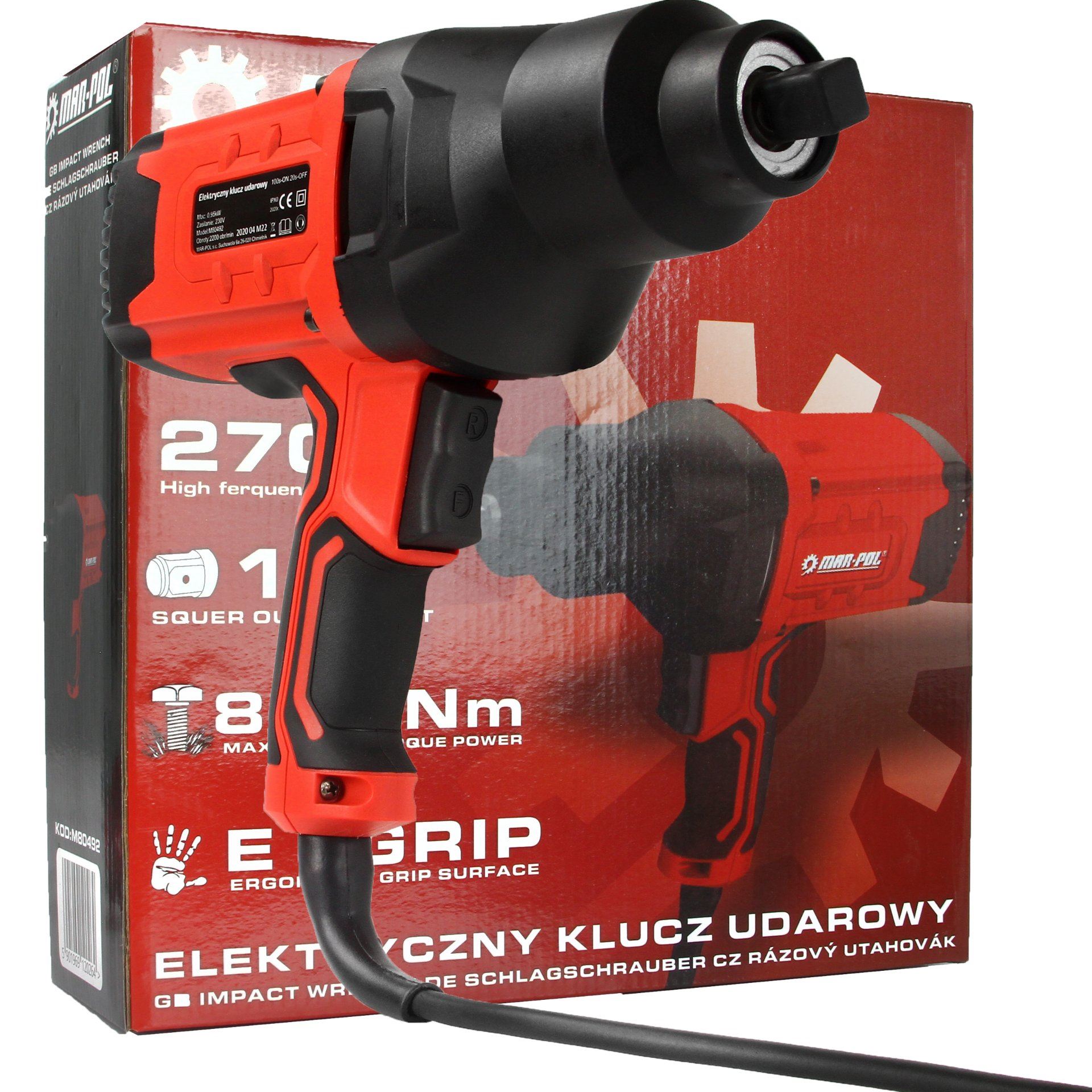 ELEKTRICKÝ KĽÚČ 1/2 "MAR-POL M80492