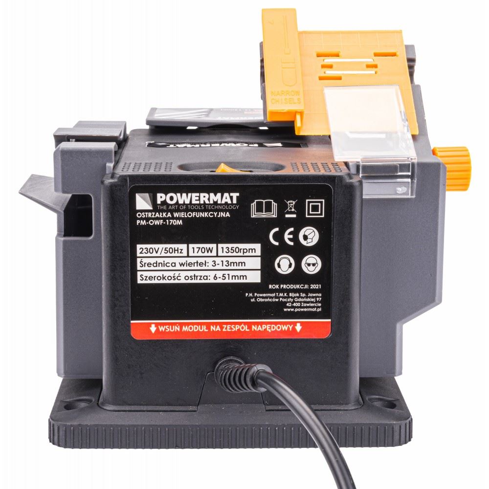 Univerzálna brúska / ostrička vrtákov PM-OWF-170M - POWERMAT