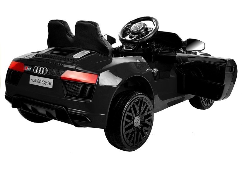 LeanToys Elektrické autíčko Audi R8, 2x45W motor, čierna