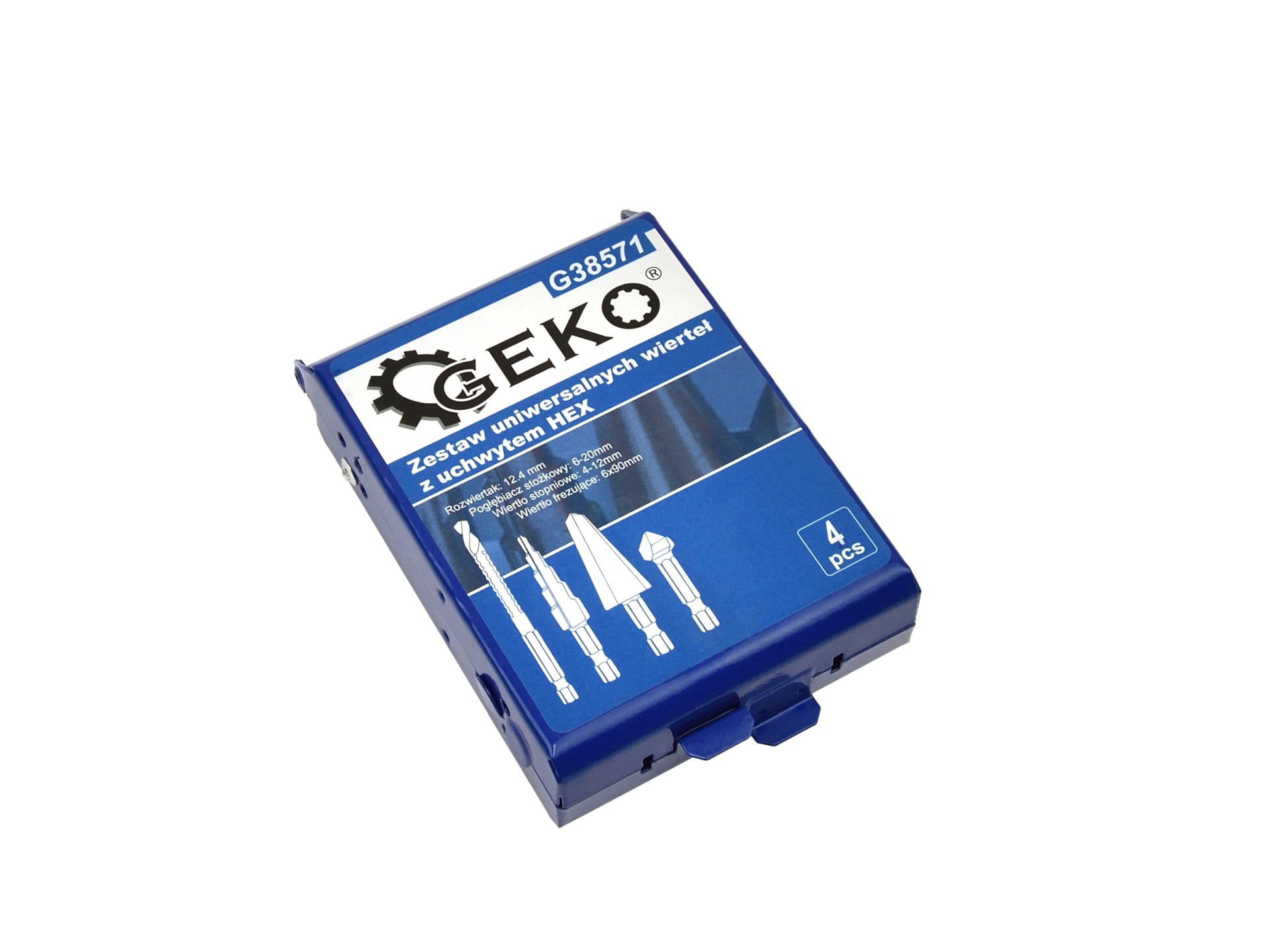 Viacstupňový vrták Hex 4ks - GEKO G38571