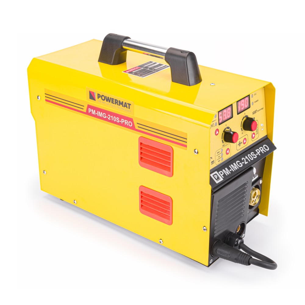 Invertorová zváračka MIG/MAG/MMA/TIG 210A PM-IMG-210S-PRO - POWERMAT