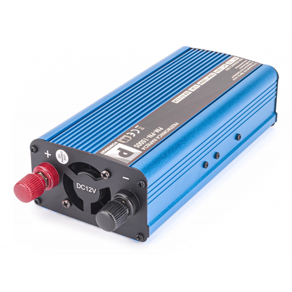 Menič napätia 12V/230V 1500W PM-PN-1500S - POWERMAT