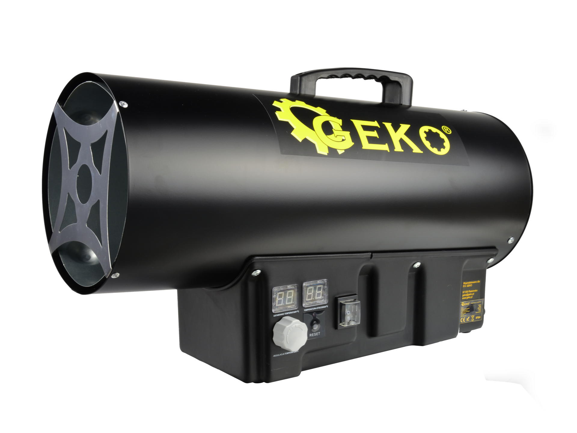 Plynový ohrievač vzduchu s termostatem 65kW - GEKO G80415