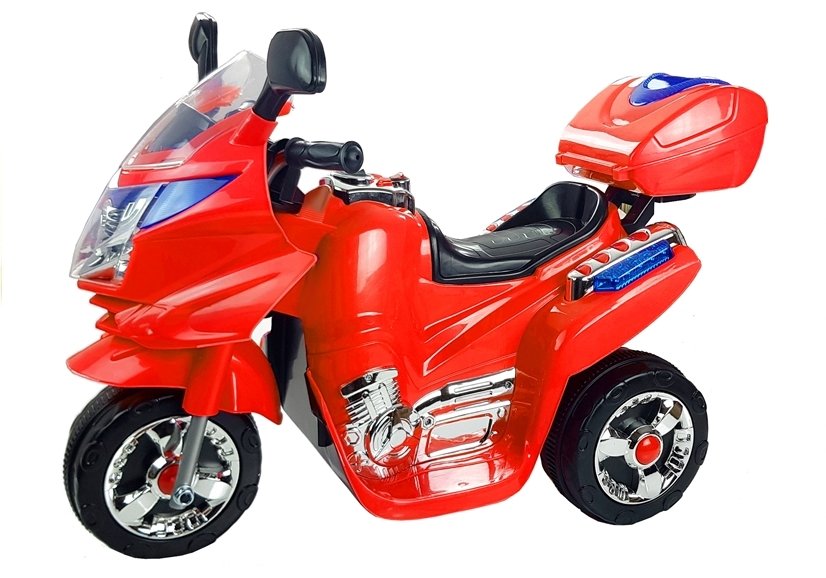 LeanToys Elektrická motorka HC8051, červená