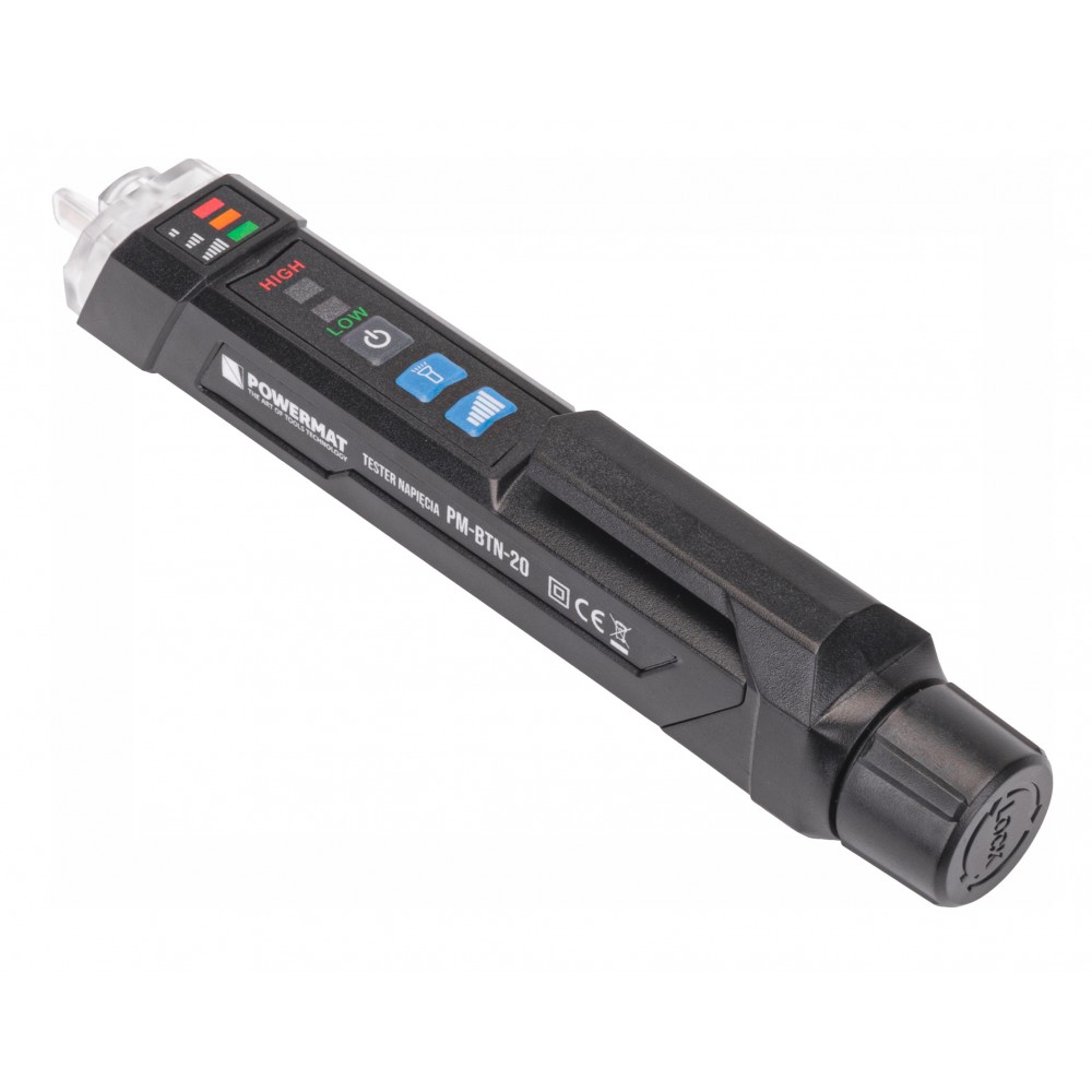 Bezkontaktná skúšačka napätia 12V/48V 1000V PM-BTN-20 - POWERMAT