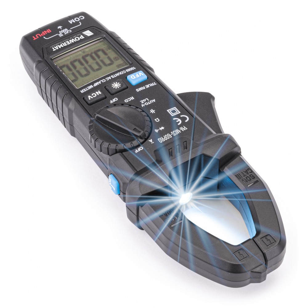 Kliešťový multimeter RCD 600A PM-MCG-60PRO - POWERMAT